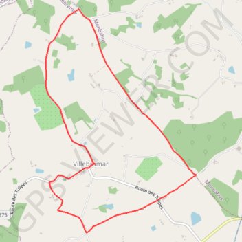 Itinéraire La balade des tulipes agenaises - Villebramar, distance, dénivelé, altitude, carte, profil, trace GPS