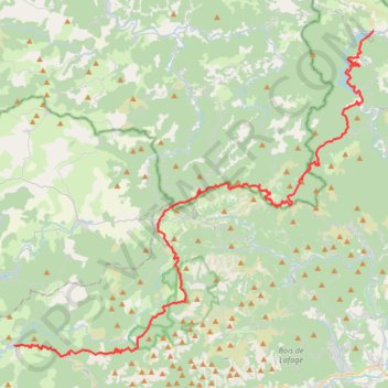 Itinéraire new, distance, dénivelé, altitude, carte, profil, trace GPS