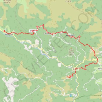 Itinéraire Le Villard - Sarrabasche, distance, dénivelé, altitude, carte, profil, trace GPS