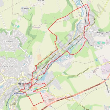 Itinéraire Circuit des crêtes - Epouville, distance, dénivelé, altitude, carte, profil, trace GPS