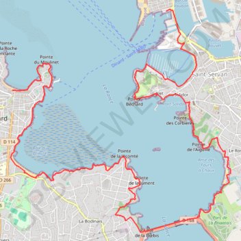 Itinéraire trace, distance, dénivelé, altitude, carte, profil, trace GPS