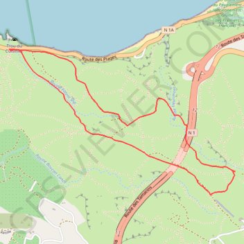 Itinéraire Cap la Houssaye - Héliport, distance, dénivelé, altitude, carte, profil, trace GPS