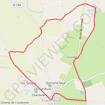 Itinéraire L'Arbre sec, distance, dénivelé, altitude, carte, profil, trace GPS