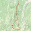 Itinéraire Tour du Vercors 2019 - Jour 4, distance, dénivelé, altitude, carte, profil, trace GPS