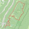Itinéraire Versant Ouest du Banc de l'Ours - Pas du Cumacle, distance, dénivelé, altitude, carte, profil, trace GPS