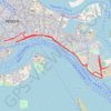 Itinéraire Venise, Italie : un parcours de course à pied, distance, dénivelé, altitude, carte, profil, trace GPS