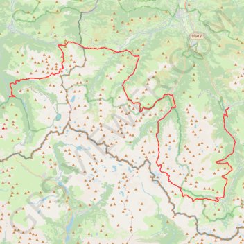 Itinéraire NewTrack, distance, dénivelé, altitude, carte, profil, trace GPS