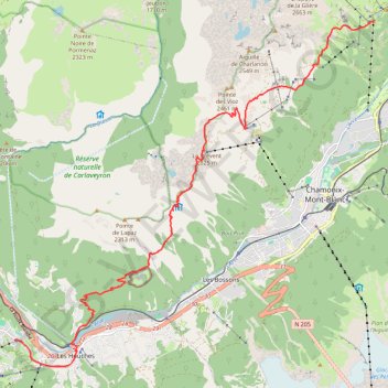 Itinéraire NewTrack, distance, dénivelé, altitude, carte, profil, trace GPS