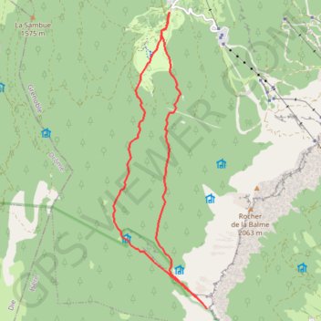 Itinéraire Corrençon en Vercors. Le Pas d'Ernadant, distance, dénivelé, altitude, carte, profil, trace GPS