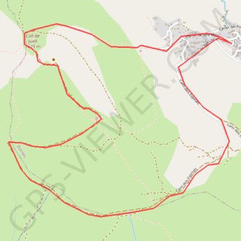Itinéraire La chapelle de Belloc, distance, dénivelé, altitude, carte, profil, trace GPS