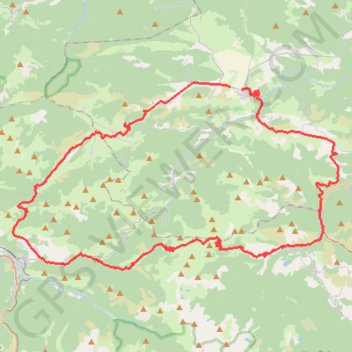 Itinéraire Espezel, distance, dénivelé, altitude, carte, profil, trace GPS