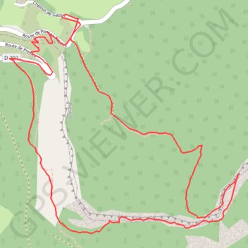 Itinéraire Presles - Fhara Kiri, distance, dénivelé, altitude, carte, profil, trace GPS