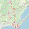 Itinéraire V2 - Pézenas - Cap d'Agde, distance, dénivelé, altitude, carte, profil, trace GPS