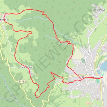 Itinéraire Bas en basset, distance, dénivelé, altitude, carte, profil, trace GPS