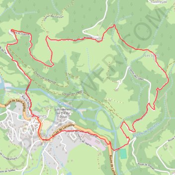 Itinéraire Randonnees desaignes, distance, dénivelé, altitude, carte, profil, trace GPS
