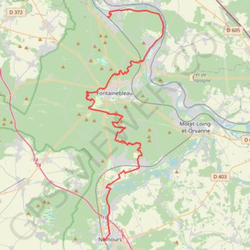 Itinéraire new, distance, dénivelé, altitude, carte, profil, trace GPS