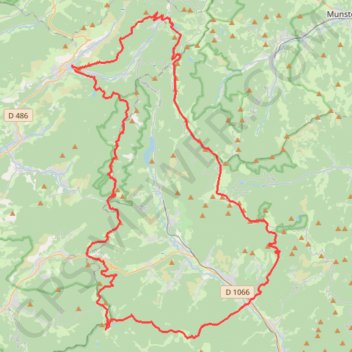 Itinéraire Le tour des trois sommets, distance, dénivelé, altitude, carte, profil, trace GPS