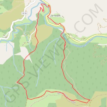Itinéraire Sentier des Moines - Saint-André-de-Valborgne, distance, dénivelé, altitude, carte, profil, trace GPS