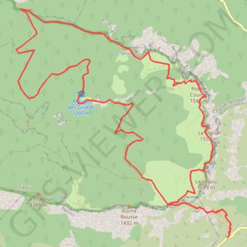 Itinéraire Randonnée autour des 3 Becs, distance, dénivelé, altitude, carte, profil, trace GPS