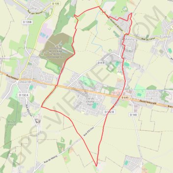 Itinéraire À l'aube de nos villages (circuit long), distance, dénivelé, altitude, carte, profil, trace GPS