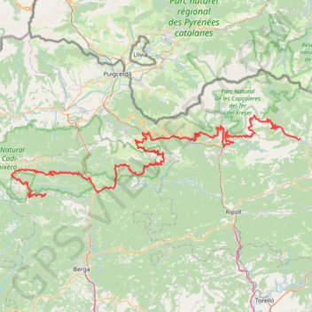 Itinéraire Trans-Pyrenee 2017 - dag 3, distance, dénivelé, altitude, carte, profil, trace GPS