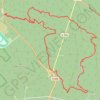 Itinéraire Fontainebleau, distance, dénivelé, altitude, carte, profil, trace GPS