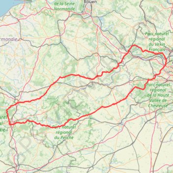 Itinéraire BRM 400 Andrésy 17.04.2019-9830728, distance, dénivelé, altitude, carte, profil, trace GPS