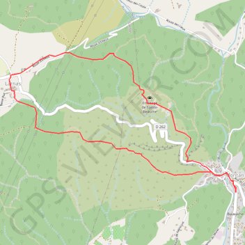 Itinéraire Gorges de la Sainte-Beaume, distance, dénivelé, altitude, carte, profil, trace GPS