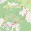 Itinéraire Les Salces - la Source du Goutal - le Pas de l'Azé, distance, dénivelé, altitude, carte, profil, trace GPS