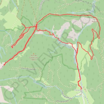 Itinéraire 2023-06-08 11:19:04, distance, dénivelé, altitude, carte, profil, trace GPS