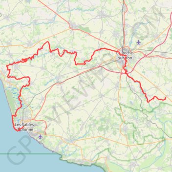 Itinéraire GR364 Vendée -15086877, distance, dénivelé, altitude, carte, profil, trace GPS