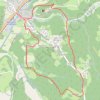 Itinéraire Sauveterre-la-Lémance, vers le hameau de la Ville - Pays de la vallée du Lot, distance, dénivelé, altitude, carte, profil, trace GPS