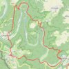 Itinéraire CORBION-BOUILLON-POUPEHAN, distance, dénivelé, altitude, carte, profil, trace GPS