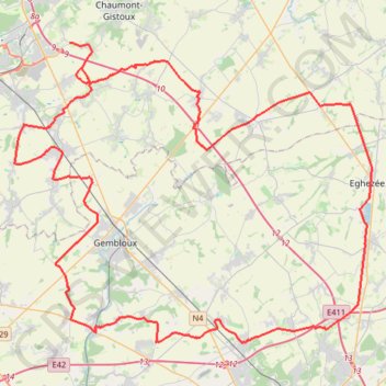 Itinéraire Corroy-le-Grand, distance, dénivelé, altitude, carte, profil, trace GPS