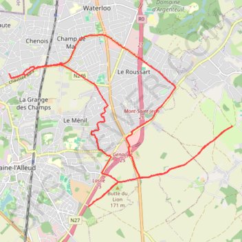 Itinéraire 20220514_145049.gpx, distance, dénivelé, altitude, carte, profil, trace GPS