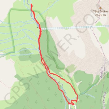 Itinéraire Cascades du Saint Bernard, distance, dénivelé, altitude, carte, profil, trace GPS