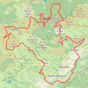 Itinéraire 456650, distance, dénivelé, altitude, carte, profil, trace GPS