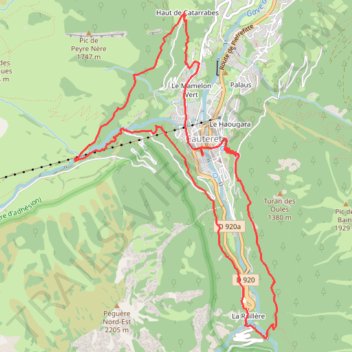 Itinéraire Trail des Balcons de Cauterets 11km, distance, dénivelé, altitude, carte, profil, trace GPS