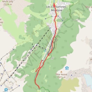 Itinéraire Notre dame de la gorge, distance, dénivelé, altitude, carte, profil, trace GPS