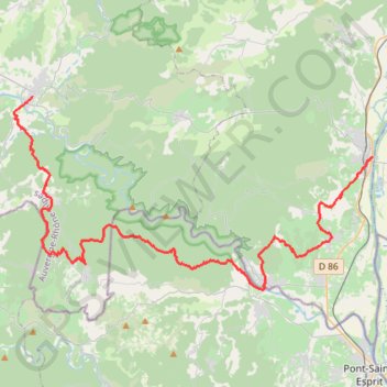 Itinéraire GTA6 VallonPtd_Arc Bg StAndeol, distance, dénivelé, altitude, carte, profil, trace GPS