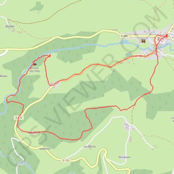 Itinéraire Ferrières-sur-Sichon, distance, dénivelé, altitude, carte, profil, trace GPS