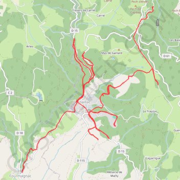 Itinéraire 2020-12-06 10:22:36 Auto, distance, dénivelé, altitude, carte, profil, trace GPS