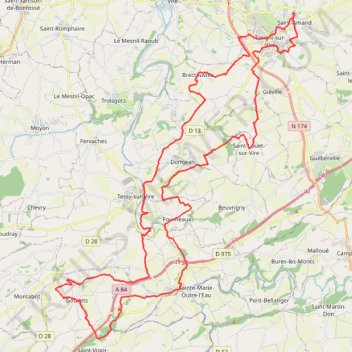 Itinéraire 0 - téléthon 2026 57 kms VTT, distance, dénivelé, altitude, carte, profil, trace GPS