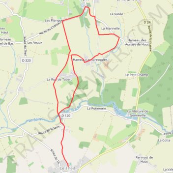 Itinéraire Trail 8 km - 2026, distance, dénivelé, altitude, carte, profil, trace GPS