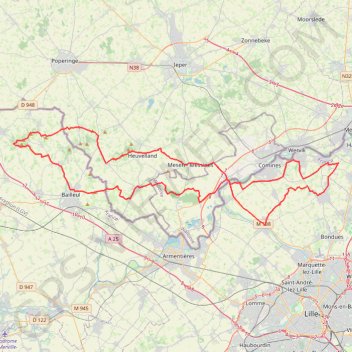 Itinéraire Sortie vélo le matin, distance, dénivelé, altitude, carte, profil, trace GPS