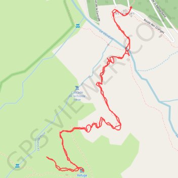 Itinéraire Refuge de l'alpe du pin, distance, dénivelé, altitude, carte, profil, trace GPS