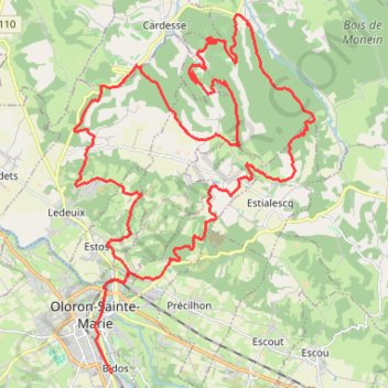 Itinéraire trace, distance, dénivelé, altitude, carte, profil, trace GPS