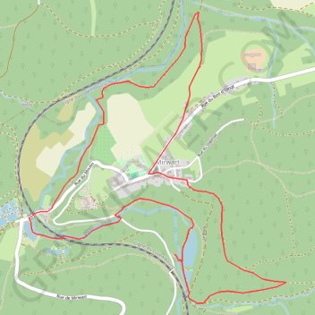 Itinéraire À la découverte de l'essentiel de Mirwart, distance, dénivelé, altitude, carte, profil, trace GPS