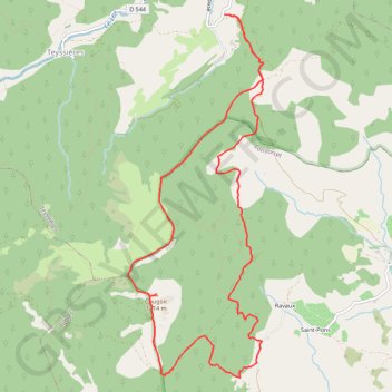 Itinéraire Le Cougoir par Miélandre, distance, dénivelé, altitude, carte, profil, trace GPS