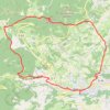 Itinéraire Pilat-Pélussin (42), distance, dénivelé, altitude, carte, profil, trace GPS